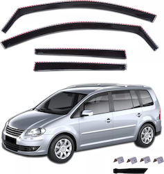Σετ Ανεμοθραύστες Μπροστινοί και Πίσω για Volkswagen Touran 4τμχ VETRBR0052