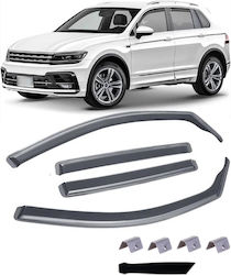Set Deflectoare Vânt Față și Spate pentru Volkswagen Tiguan 4 Bucăți VETRBR0053