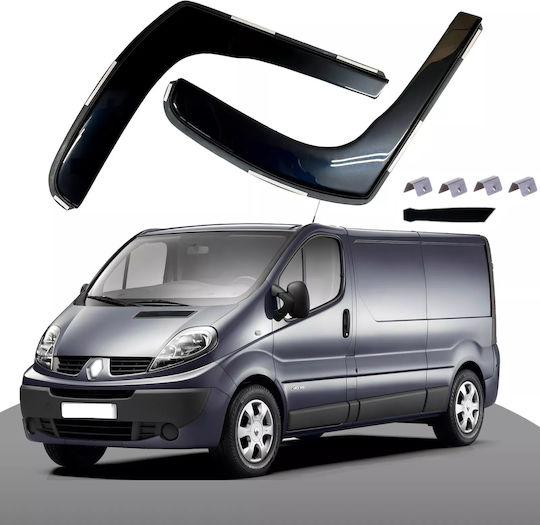 Set of Windbreakers Front Car for Opel Vivaro Renault Trafic Nissan Primastar 2pcs