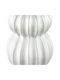 ArteLibre Vază Decorativă Ceramică Argintiu 12x12x22cm 1buc