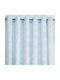 My Home Luxury Curtain with Pencil Pleat Light Blue 280x270cm