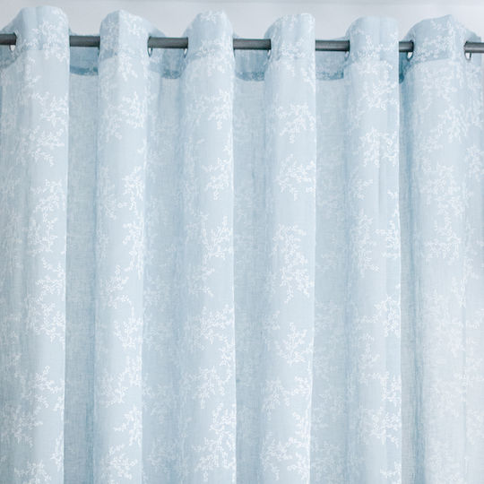 My Home Luxury Mit Bleistiftfalten Hellblau 280x270cm My Home Luxury Mit Bleistiftfalten Hellblau 280x270cm