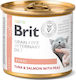 Brit Wet Food for Cats in Cans with Tuna, Salmon and Chicken Grain-Free 200gr