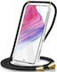 Ancus Back Cover Silicone with Strap Transparent (iPhone 16)