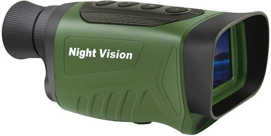Monocular Digital de Vedere pe Timp de Noapte 2.5k @30 Fps Zoom Digital 8x Zoom Optic 6x Ecran Lcd de 2 inci Baterie 18650 Mah Verde