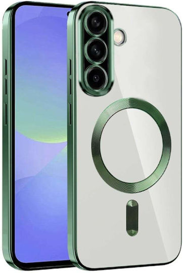 Hülle Für Samsung Galaxy A36 5g Galaxy A56 5g Skyddar Innovation Luxus Schild Magsafe Stoßschutz Dunkelgrün Set Mit Aufkleber