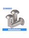 Nituri Aluminiu M3.5x10mm Șuruburi cu cap rotund Din660 100buc