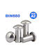 Inox Kiss Πριτσίνια Inox M3x12mm 100Stück
