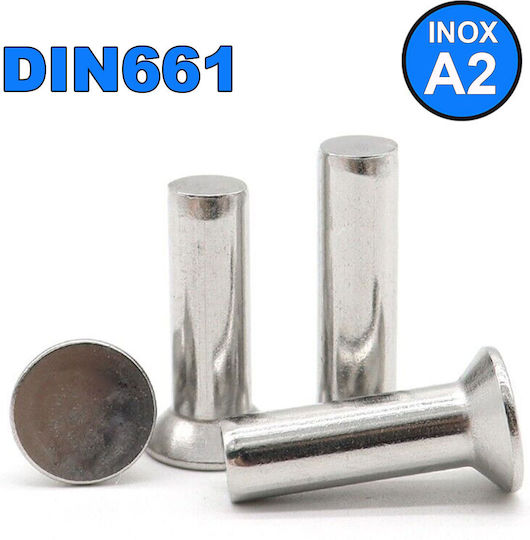 Inox Kiss Πριτσίνια Inox M5x16mm 100Stück