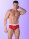 Men's Boxer Red with Patterns