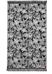 Nima Jacquard Βαμβακερή Μαύρη 160x90εκ.