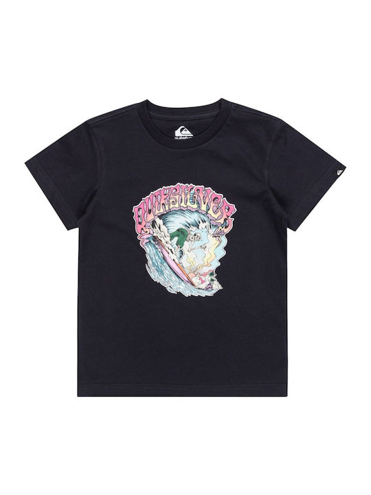 Kids' T-shirt Dark Navy Times Up