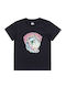 Kids' T-shirt Dark Navy Times Up