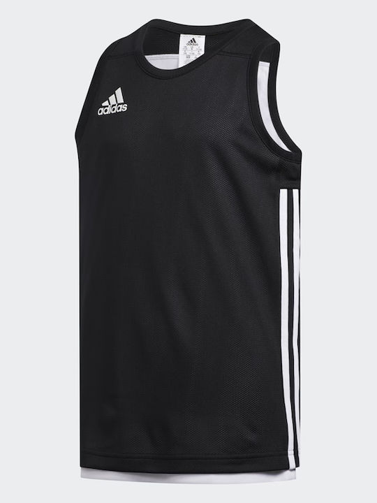 adidas Παιδική Μπλούζα Αμάνικη Μαύρη Speed Reve...