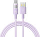 Baseus Regular USB 2.0 Cablu USB-C bărbătesc - USB-A 100W Violet 2m (P10382701511-01)