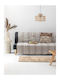Palamaiki Armchair Throw 180x180cm Beige