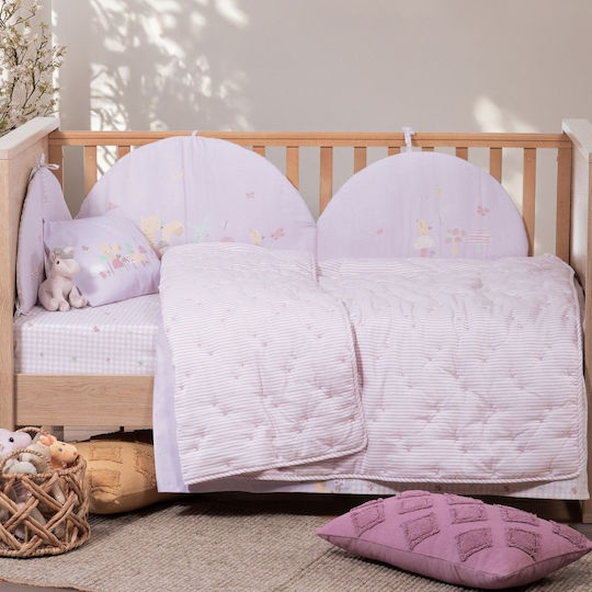 Nef-Nef Homeware Pătură pentru bebeluși Microfibra Liliac 80x110cm
