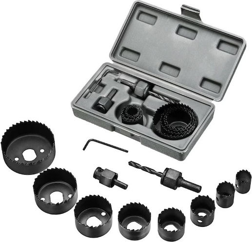 Set 11 burghie lemn rigips plastic 19 64 mm