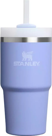 Stanley Quencher H2.0 FlowState Ποτήρι Θερμός Ανοξείδωτο BPA Free 590ml Hydrangea με Καλαμάκι