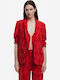 Desigual Misuri Long Women's Blazer Red