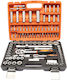 Καρυδάκια Torx Μακριά με Καρέ Υποδοχής 1/4", HEX, 1/2" Σετ 108τμχ