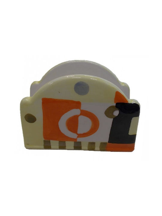 Galifas Ceramic Napkin Holder Beige 11.6x4.6x8.5cm GB-86725-2