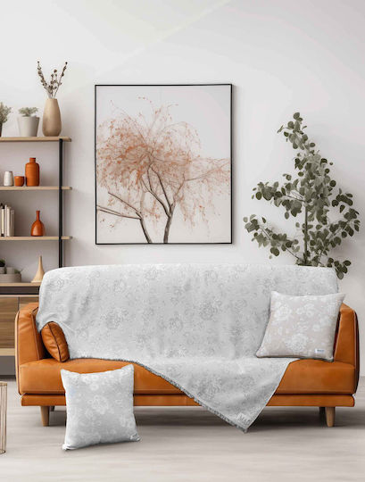 Madi Azalith Armchair Throw 170x180cm Gray