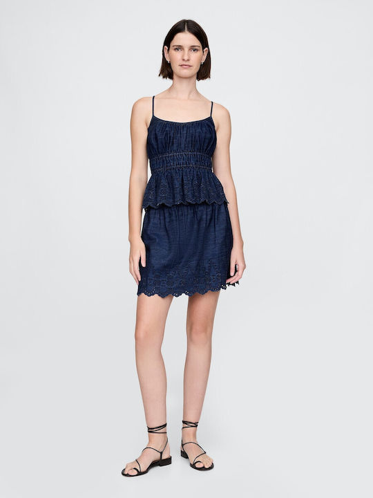 Τζιν Mini Φούστα Dark Wash