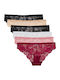 Women's Slip MultiPack with Lace Multicolour