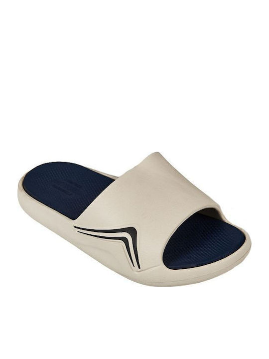 Mitsuko Herren Slides Blau