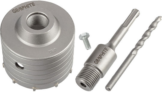 80mm Carbide Hole Saw Sds+ Adapter Pilot Drill