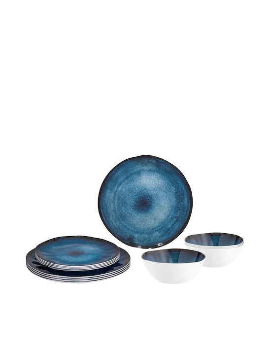 Brunner Alb Porțelan Set de Vase 12buc