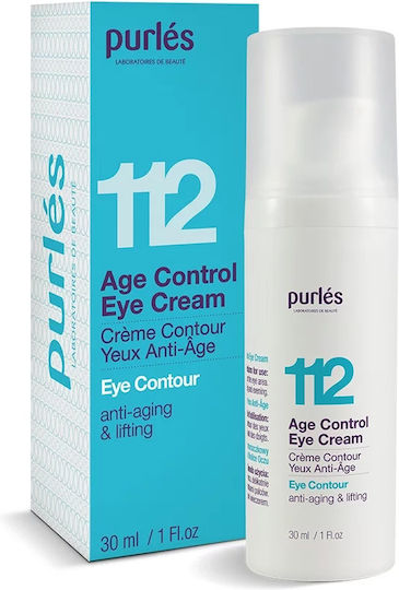 Purlés 112 Moisturizing & Anti-aging Cream Eyes for Radiance with Collagen for Sensitive Skin 30ml