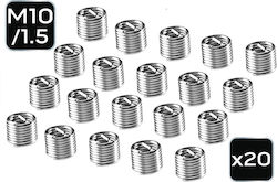 M10 Thread Repair Inserts 20 Pcs