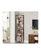 Corner Bookcase Brown 30x30x150cm