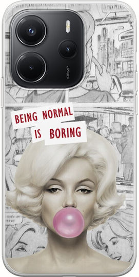 Normal Is Boring Xiaomi Redmi Note 14 4g Flexible Tpu Διάφανη Σιλικόνη