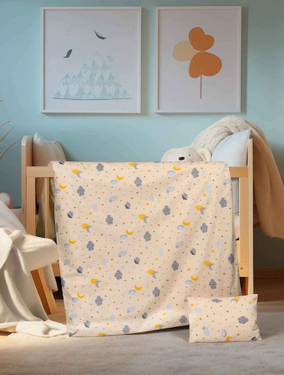 Madi Set Cu Cauciuc Bej 70x140 cm