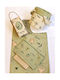 Raison D' Etre Baby Sheets Set Crib Cotton Green 120x160cm 3pcs