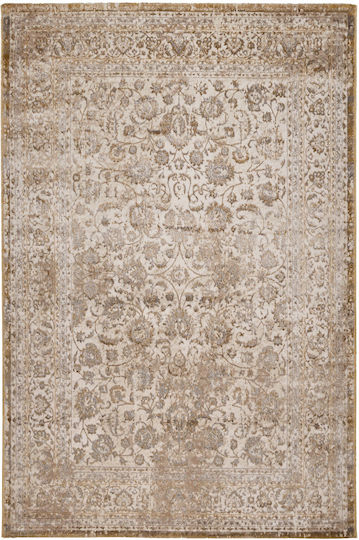 Βιοκαρπέτ Gossip 8504a Χαλί Διάδρομος White Gold 67x220cm