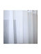 To megalo pazari Curtain With Pencil Pleat White 270x280cm