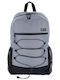 4F Elementary School Backpack with Water Bottle Holder Grey 23L