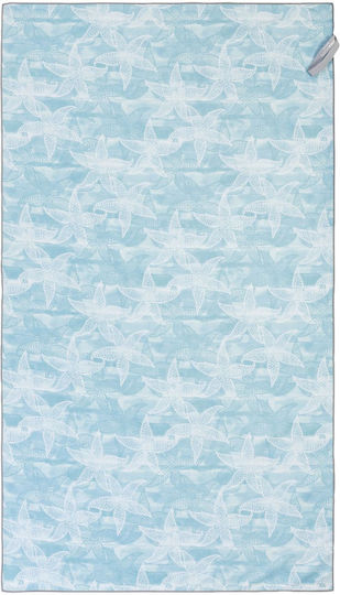 Nima Starfish Πετσέτα Microfiber Σώματος Τιρκουάζ 90x160εκ.