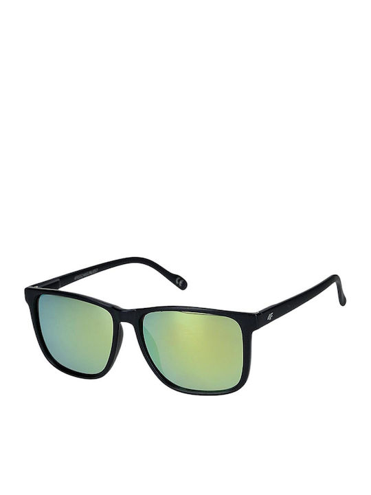 4F Herren Sonnenbrille mit Schwarz Kunststoff G...