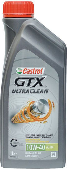 Castrol GTX Ultra Clean Sintetic Ulei Auto 10W-40 1lt