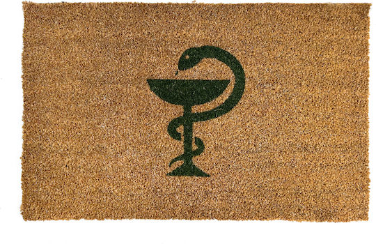 Entrance Mat made of Coir with Anti-slip Backing 45x75cm