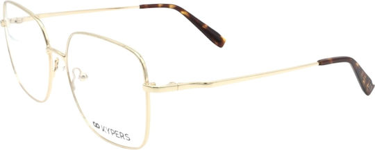 Kypers Caldea 001 Women's Metal Prescription Glasses Square Gold