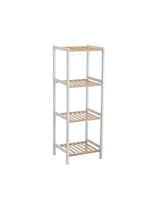 Bibliotecă Kit Alb/Sonoma 35x35x100 cm