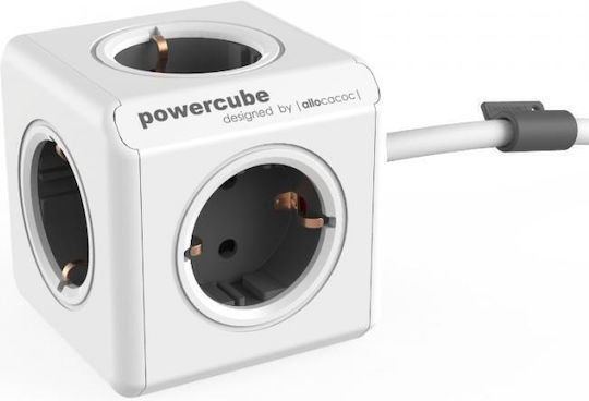 Allocacoc Smart PowerCube 5 Θέσεων με Καλώδιο 1.5m
