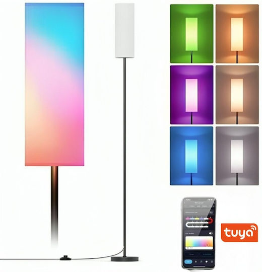 LED Floor Lamp H165cm. with RGB Light