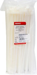 White Cable Tie Opk 300/7.6 Pack 100 Erko